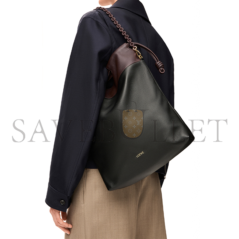 L0ew* flamenco purse tote in mellow nappa lambskin a411fiox04 (38*29*9cm)